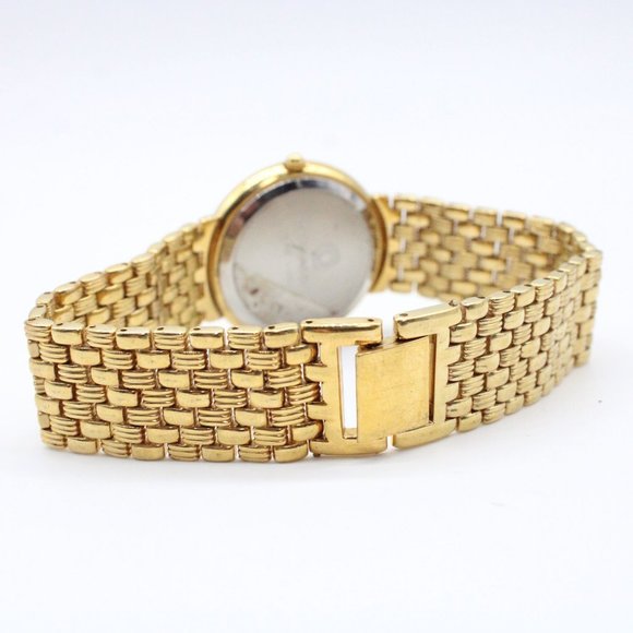 J.B Champion Watch Mens Gold Tone Stainless Steel Classic Beige Dial Swiss Movt - Picture 7 of 8